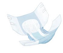 Cardinal Simplicity Adult Incontinent Brief Tab Closure Large Disposable Moderate Absorbency - 65034R
