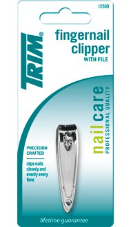 Pacific World Corporation Trim Fingernail Clippers Thumb Squeeze Lever - 720