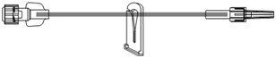ICU Medical Extension Set 30 Inch Tubing Without Port 0.90 mL Priming Volume DEHP-Free - B1103
