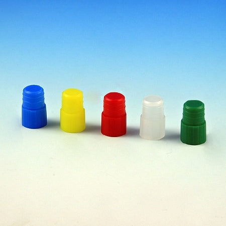 Globe Scientific Tube Closure Polyethylene Plug Cap Red For 12 mm Test Tubes NonSterile - 118139R