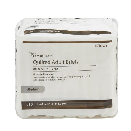 Simplicity - Unisex Adult Incontinence Brief Medium Disposable Moderate Absorbency - 65033