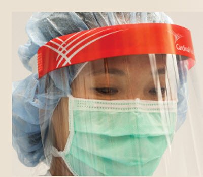 Cardinal Health - Face Shield One Size Fits Most 3/4 Length Disposable NonSterile - H1SHIELD50