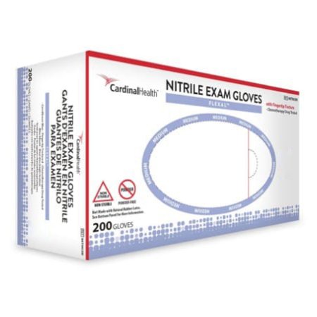 FLEXAL Nitrile - Exam Glove Small NonSterile Nitrile Standard Cuff Length Textured Fingertips Blue Chemo Tested - 88TN02S