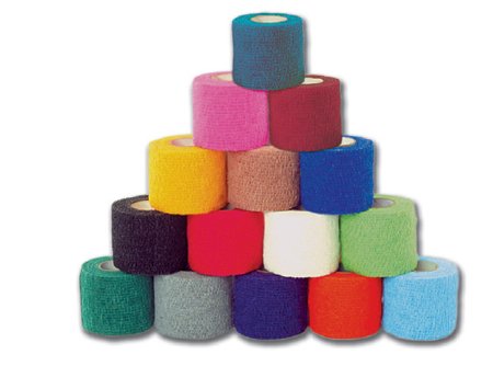PowerFlex - Cohesive Bandage 4 Inch X 6 Yard 23 lbs. Tensile Strength Self-adherent Closure White NonSterile - 3740WH-012
