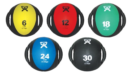 CanDo - Medicine Ball Set 6 lbs. / 12 lbs. / 18 lbs. / 24 lbs. / 30 lbs. - 10-3185