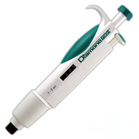 Globe Scientific Diamond PRO Adjustable Volume Pipette 1,000 to 5,000 Î¼L - 3311-5000