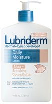 Johnson & Johnson Consumer Lubriderm Daily Moisture Shea + Enriching Cocoa Butter Hand and Body Moisturizer 16 oz. Pump Bottle Scented Lotion - 50052800498568