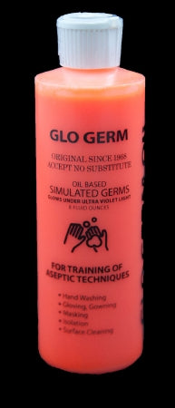 Glo Germ - Germ Simulator 8 oz. Bottle Orange Powder / Mineral Oil NonSterile - GGL