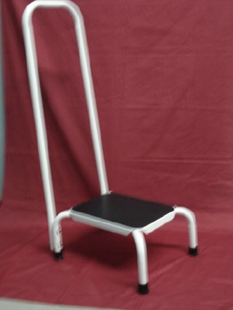 Wolf X-Ray - Step Stool with Handrail 1 Step Steel Frame - 22103