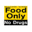 Health Care Logistics Indeed Pre-Printed Label Auxiliary Label Food Only No Drugs Orange 3 X 3-5/8 Inch - 2380-01