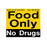 Indeed - Pre-Printed Label Auxiliary Label Orange Vinyl Food Only No Drugs Safety and Instructional 3 X 3-5/8 Inch - 2380-01