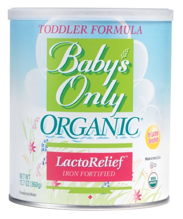 Natures One Inc Baby's Only Organic LactoRelief Toddler Formula Vanilla Flavor 360 Gram Can Powder - 22903-1