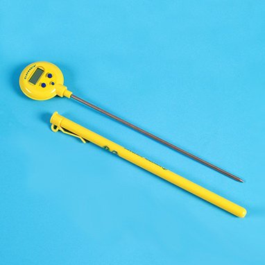 Traceable - Digital Long-Stem Thermometer Fahrenheit / Celsius -58° to +572°F (-50° to +300°C) Stainless Steel Probe Free-standing Battery Operated - 10375