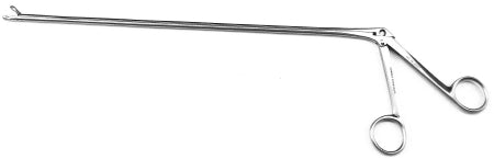 BR Surgical - Broncho-Esophagoscopy Forceps Chevalier-Jackson 11 Inch Length Surgical Grade Stainless Steel NonSterile NonLocking Finger Ring Handle Straight 2 mm Round Cups - BR52-23004