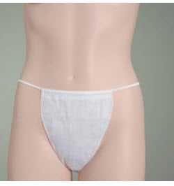 One-Dees - Bikini Panty White One Size Fits Most Disposable - 52169