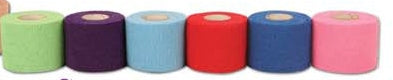 CoFlex·LF2 - Cohesive Bandage 4 Inch X 5 Yard 20 lbs. Tensile Strength Self-adherent Closure Neon Pink / Blue / Purple / Light Blue / Neon Green / Red NonSterile - 9400CP-018