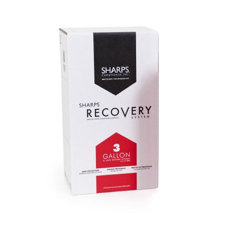 Sharps Recovery System - Mailback Replacement Container 3 Gallon Red - 130001