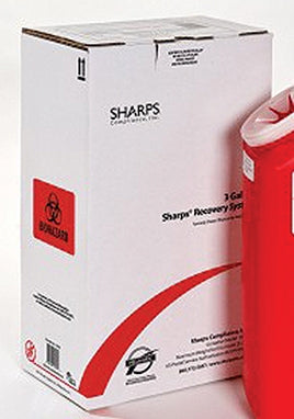 Sharps Compliance Sharps Recovery System Mailback Replacement Container 1 Quart - 10102