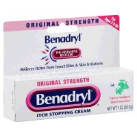Benadryl - Itch Relief 2% - 0.1% Strength Cream 1 oz. Tube - 10312547171622