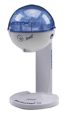 Soaptronic Germstar Soap Dispenser White / Blue Motion Activated 32 oz. Surface Mount - 12111
