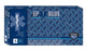 DermAssist EP Blue - Exam Glove Medium NonSterile Latex Extended Cuff Length Fully Textured Blue Chemo Tested - 181200