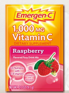 Glaxo Smith Kline Oral Supplement Emergen-C Raspberry Flavor Powder 0.3 Oz. Container Individual Packet - 7631430201