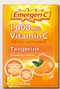 Glaxo Smith Kline Oral Supplement Emergen-C Tangerine Flavor Powder 0.3 Oz. Container Individual Packet - 7631430202