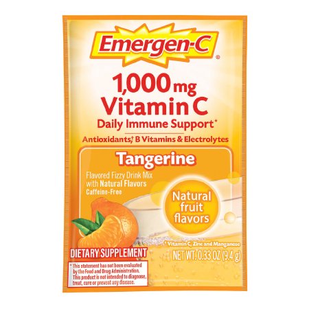 Emergen-C - Oral Supplement Tangerine Flavor Powder 0.3 oz. Individual Packet - 07631430202