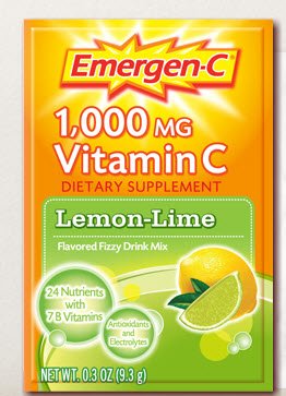 Glaxo Smith Kline Oral Supplement Emergen-C Lemon-Lime Flavor Powder 0.3 Oz. Container Individual Packet - 7631430205