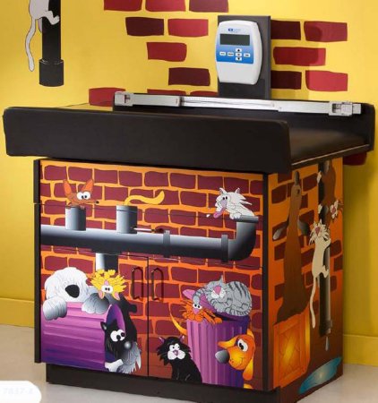 Imagination Series - Pediatric Exam Table with Scale Fixed Height - 7837