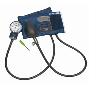 Mabis Healthcare Mabis Caliber Aneroid Sphygmomanometer Pocket Style Hand Held 2-Tube Adult Size Arm - 01-133-011