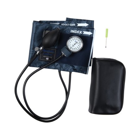Mabis Caliber - Aneroid Sphygmomanometer Unit 2-Tubes Adult Large Cuff - 01-133-011