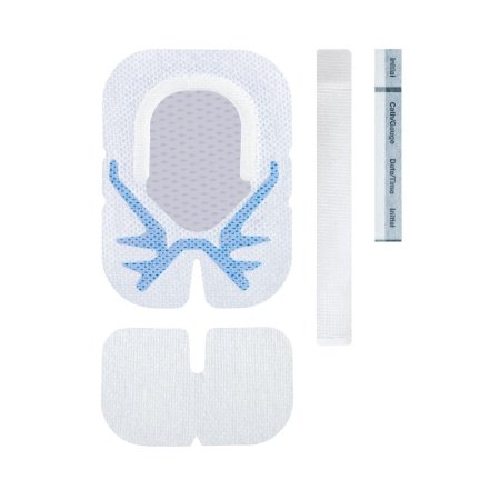 Sorbaview SHIELD - Integrated Securement Dressing Fabric / Film 2.625 X 3.5625 Inch Sterile - Medline - SV233UDT