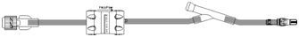 ICU Medical Extension Set 17 Inch Tubing 1 Port DEHP-Free - B9844