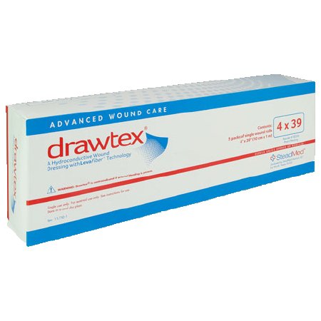 SteadMed Drawtex Non-Adherent Dressing 4 X 39 Inch - 306