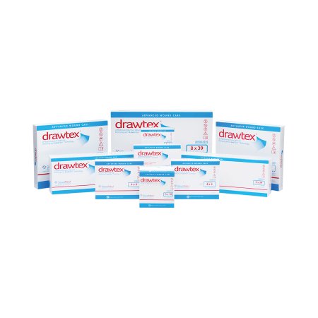 Drawtex - Hydroconductive Wound Dressing 4 X 39 Inch Fiber Roll Sterile - 00306