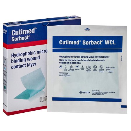 Cutimed Sorbact WCL - Antimicrobial Wound Contact Layer Dressing 4 X 5 Inch 10 Count Sterile - 7266202