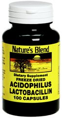 National Vitamin Company Nature's Blend Probiotic Dietary Supplement 100 per Bottle Capsule - 54629011101