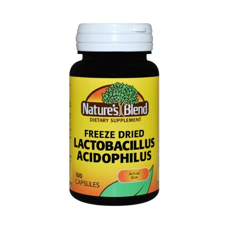 Nature's Blend - Probiotic Dietary Supplement 100 per Bottle Capsule - 54629011101