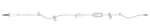 Lifeshield - Primary IV Administration Set 15 Drops / mL Drip Rate 80 Inch Tubing 2 Ports - 1423528