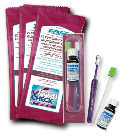Sage Products - Preoperative Oral and Skin Cleansing Kit NonSterile - 9001