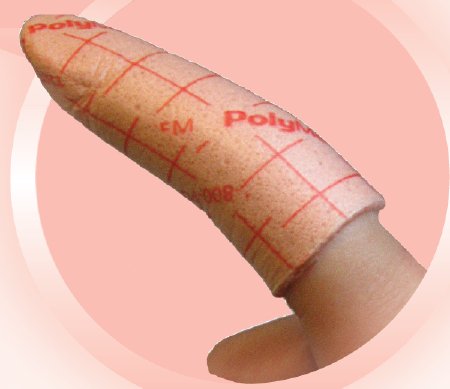 PolyMem Silver - Silver Foam Dressing 2-1/5 to 2-3/5 Inch Circumference Finger / Toe Sterile - 1402