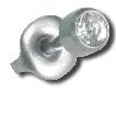 Nemsco PIERCER, EAR W/SIMULATED DIAMOND (6PR/BX) - 586