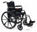 Traveler L4 High Strength - Lightweight Wheelchair Dual Axle Full Length Arm Swing-Away Footrest Black Upholstery 18 Inch Seat Width Adult 300 lbs. Weight Capacity - 3F030140