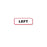 Precision Dynamics Pre-Printed Label Laboratory Use Left Red / White 1/2 X 1-1/2 Inch - 59701005