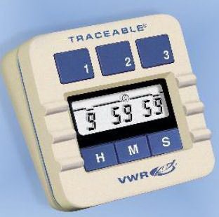 Traceable - Electronic Alarm Timer 3 Channel 10 Hours LCD Display - 23609-200