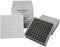 VWR CryoPro - Cryo Storage Box Fiberboard Box With Lid, 81 Place, Numbered Grid, 2 X 5 X 5 Inch For Mechanical Freezer Storage - 82007-162
