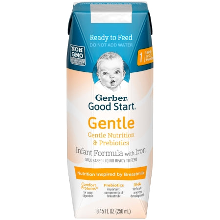 Nestle Healthcare Nutrition Gerber Good Start Gentle Infant Formula 8.45 oz. Carton Ready to Use - 5000056892