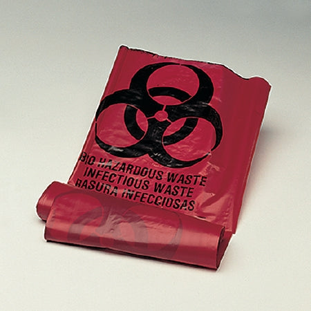 Unimed - Midwest Biohazard Waste Bag 1 gal. Red 10-3/4 X 13-3/4 Inch - 01EB086000