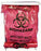 Unimed - Midwest - Biohazard Bag Rack with Lid 7.5 X 10.5 X 15.5 Inch, 3 gal., Wire, With Lid - BGRS004003
